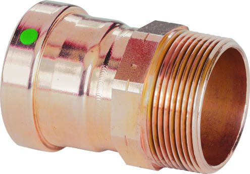 Viega ProPress XL-C Copper Male Thread Adapter, Press x MPT - Edmondson Supply