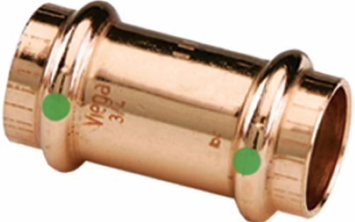 Viega 78072 2" x 2" ProPress Copper Coupling with Stop - Edmondson Supply