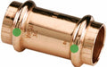 Viega 78047 1/2" x 1/2" ProPress Copper Coupling with Stop - Edmondson Supply