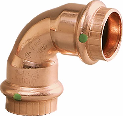 Viega 77027 1" x 1" ProPress Copper 90° Elbow - Edmondson Supply
