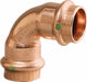 Viega 77037 1-1/2" x 1-1/2" ProPress Copper 90° Elbow - Edmondson Supply