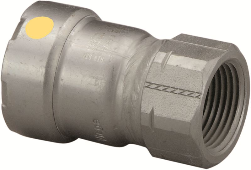 Viega 25131 1/2" x 1/2" MegaPressG Female Adapter, Press x FPT - Edmondson Supply
