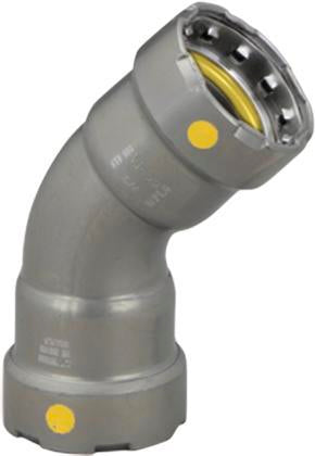 Viega 25241 1" x 1" MegaPressG 45° Elbow - Edmondson Supply