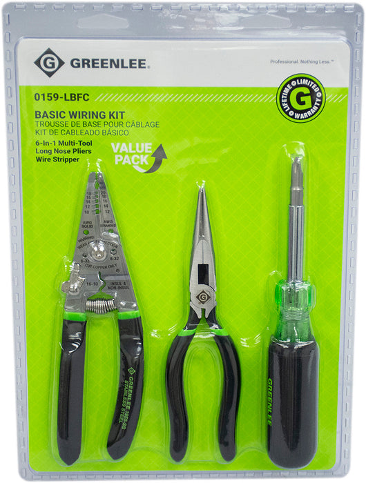 Greenlee 0159-LBFC Basic Wiring Kit