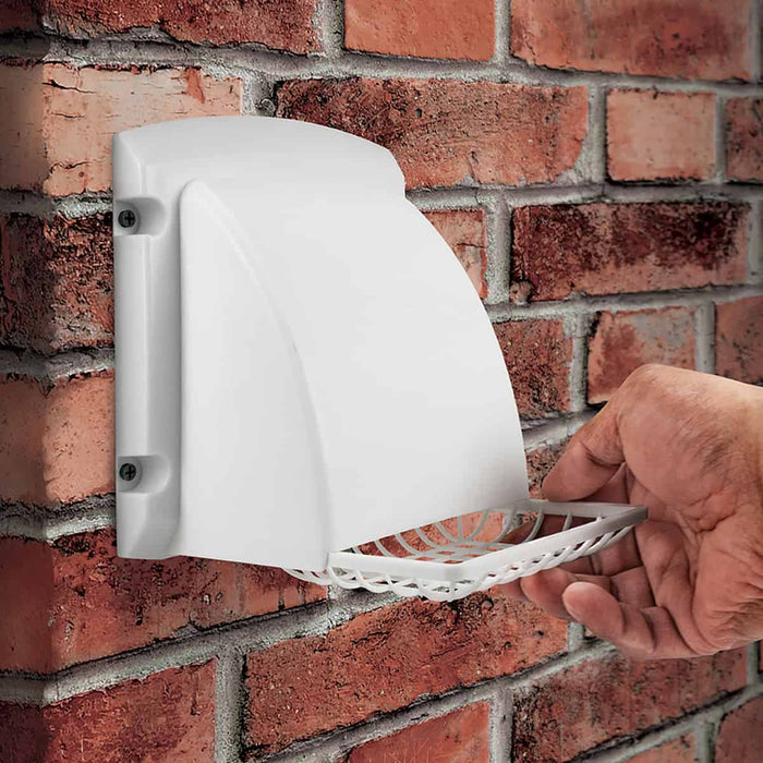 Dundas Jafine PMC8WX 8" ProMax Exhaust Cap, White - Edmondson Supply