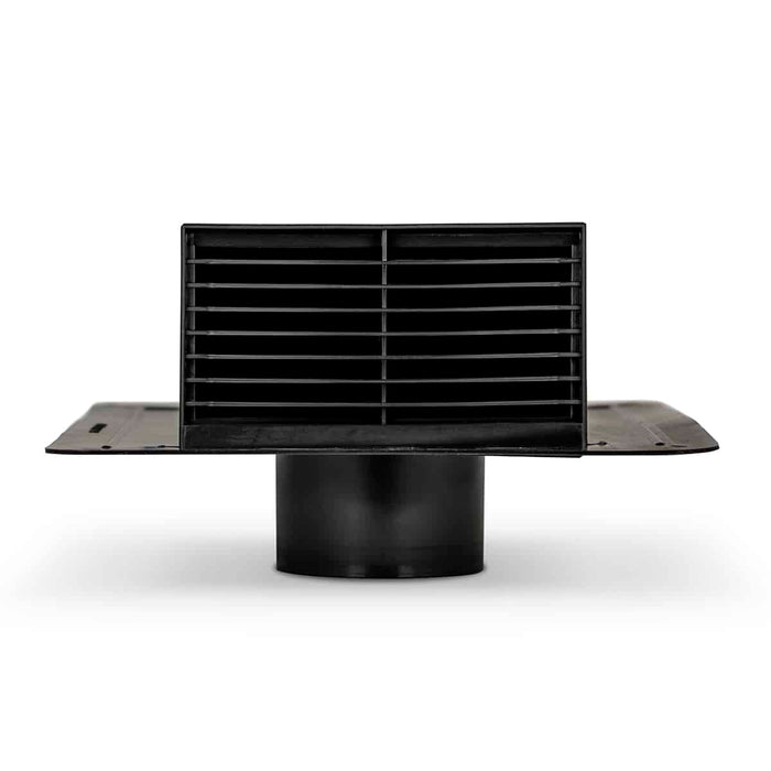 Dundas Jafine RL6P Roof Exhaust Cap - 6" Black - Edmondson Supply