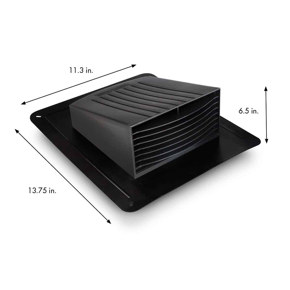 Dundas Jafine RL4P Roof Exhaust Cap - 4" Black - Edmondson Supply