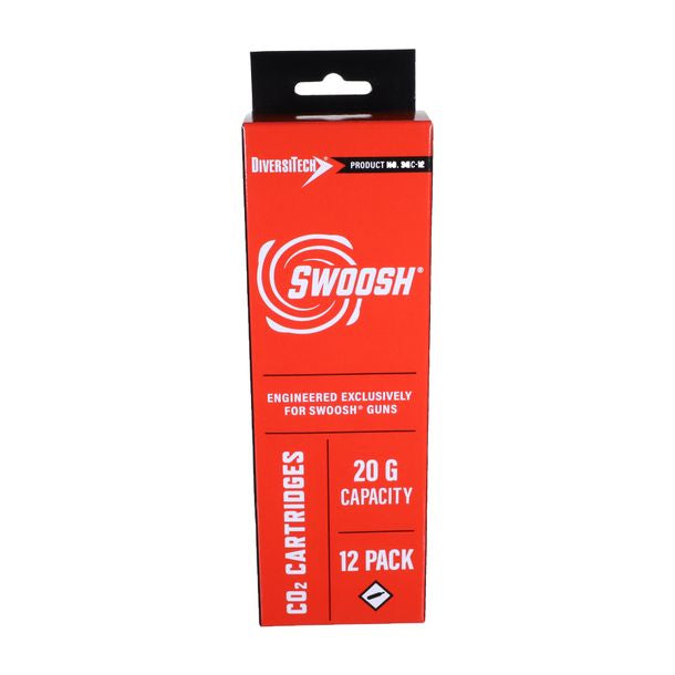 DiversiTech SGC-12 20G SWOOSH Drain Gun Cartridge, Pack of 12 - Edmondson Supply