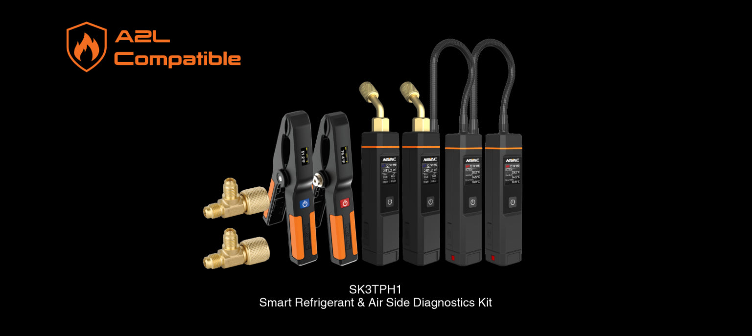 NAVAC SK3TPH1 Smart Refrigerant & Air Side Diagnostics Kit - Edmondson Supply