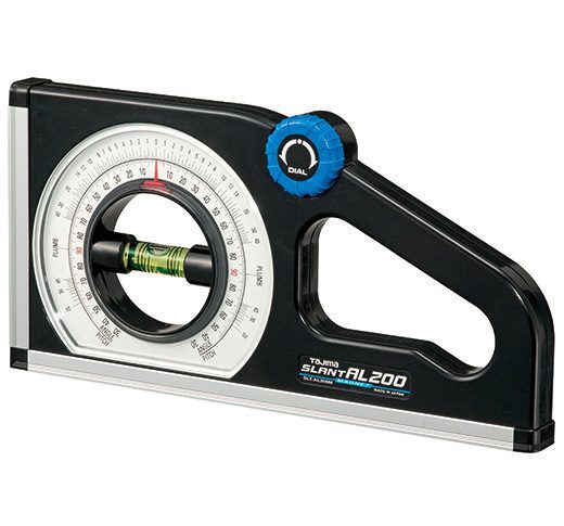 Tajima SLT-AL200M SLANT™ AL200 Rotating Dual-Scale Angle Meter with Magnet - Edmondson Supply
