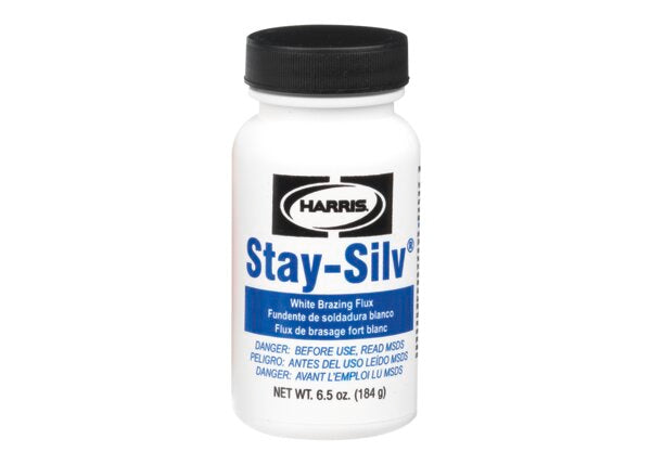 Harris SSWF7 Stay-Silv® White Paste Brazing Flux w/ Brush Cap, 6.5 oz - Edmondson Supply