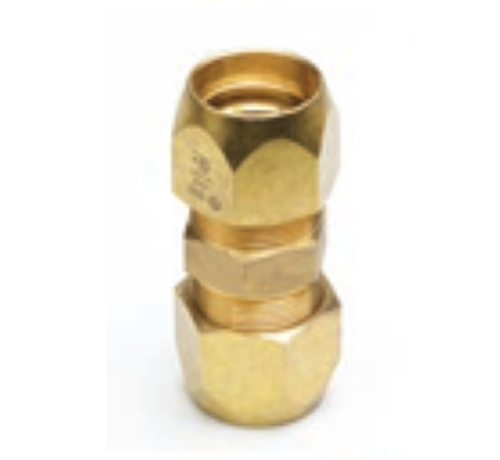 TracPipe® AutoSnap® FGP-SCPLG-500 1/2" Brass Coupling, for CounterStrike® CSST Flexible Gas Pipe