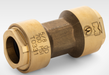 Mueller Streamline® O.D. Refrigerant Brass Push Fitting Coupling