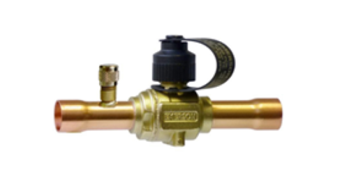 Emerson BVS Refrigeration Ball Valve with Access Port - Edmondson Supply