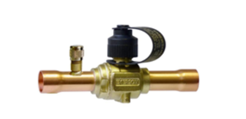 Emerson 806758 BVS-078 Refrigeration Ball Valve with Access Port - Edmondson Supply