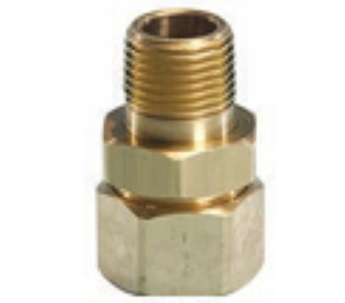 TracPipe® AutoFlare® MNPT Brass Straight Adapter, for CounterStrike® CSST Flexible Gas Pipe