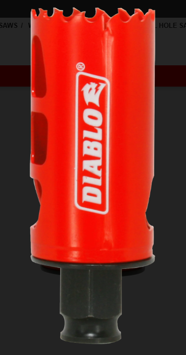 Diablo Tools DHS1375 1-3/8" Bi-Metal Hole Saw - Edmondson Supply