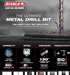 Diablo Tools DMD12JP1 1/2" Metal Demon™ Drill Bit for Mild, Hardened and Stainless Steels - Edmondson Supply