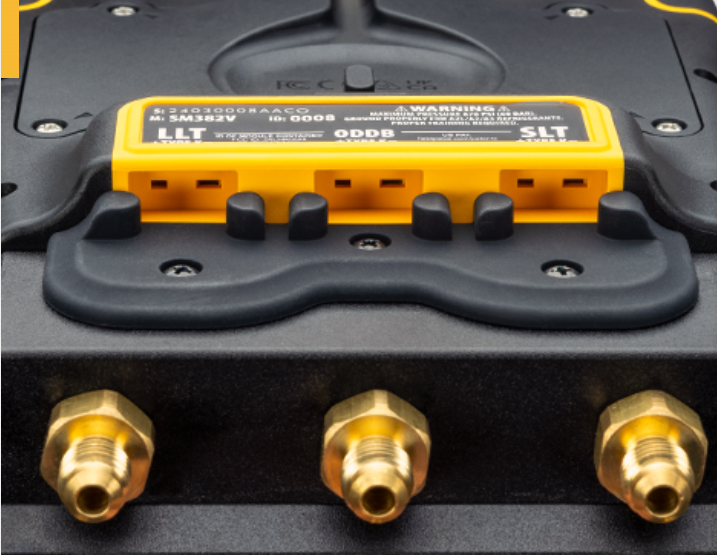 Fieldpiece SM382V SMAN Wireless Refrigerant Manifold (3-Port) - Edmondson Supply