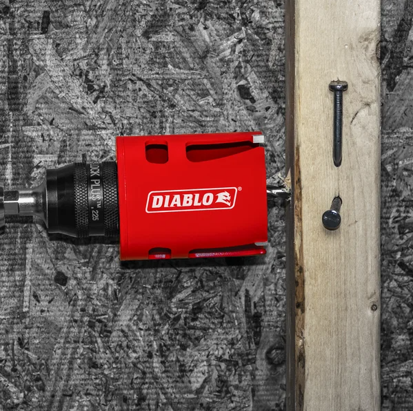 Diablo Tools DHS1375CTR  1-3/8" Demo Demon® Carbide Teeth Rough-In Hole Saw - Edmondson Supply