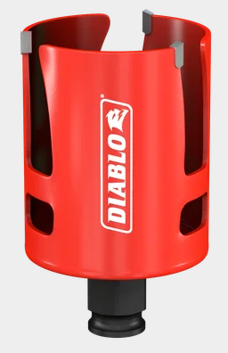 Diablo Tools DHS2250CTR 2-1/4" Demo Demon® Carbide Teeth Rough-In Hole Saw - Edmondson Supply