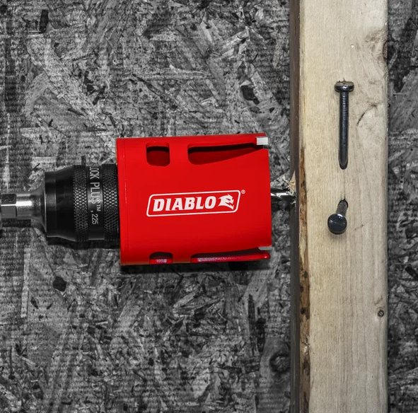 Diablo Tools DHS2563CTR 2-9/16" Demo Demon® Carbide Teeth Rough-In Hole Saw - Edmondson Supply