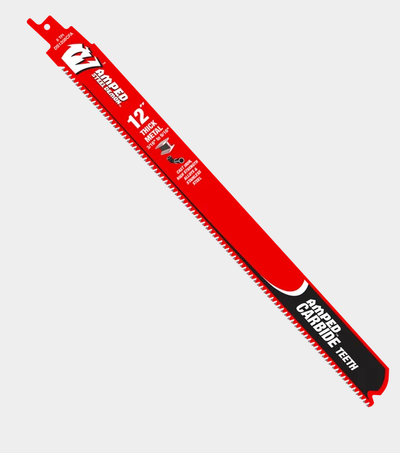 Diablo Tools DS1208CFA 12" 8TPI AMPED™ Steel Demon™ Carbide Teeth Reciprocating Saw Blades for Thick Metal - Edmondson Supply