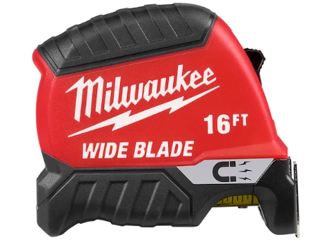 Milwaukee 48-22-1216M Wide Blade Magnetic Tape Measure - Edmondson Supply
