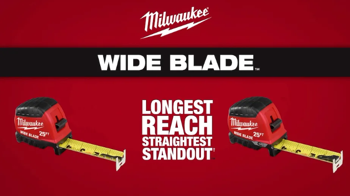 Milwaukee 48-22-1216M Wide Blade Magnetic Tape Measure - Edmondson Supply