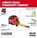 Milwaukee 48-22-1216M Wide Blade Magnetic Tape Measure - Edmondson Supply