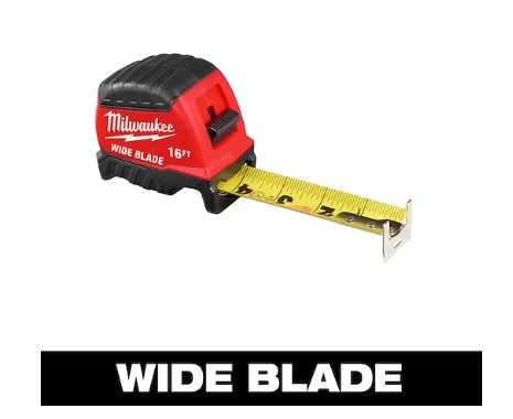 Milwaukee 48-22-1216 Wide Blade Tape Measures - Edmondson Supply