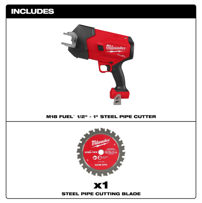 Milwaukee 3469-20 M18 FUEL™ ½”-1” Steel Pipe Cutter - Edmondson Supply