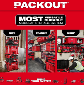 Milwaukee 48-22-8497 PACKOUT™ Large Wall Plate - Edmondson Supply