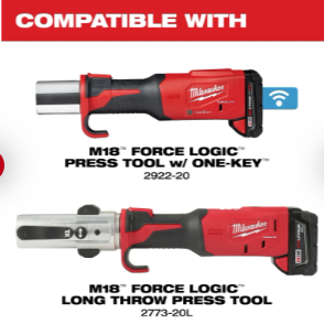 Milwaukee 49-16-2697X IPS-P Pivoting Press Ring Kit 1/2" - 2" - Edmondson Supply