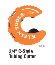 Klein Tools 50056 3/4" C-Style Tubing Cutter - Edmondson Supply