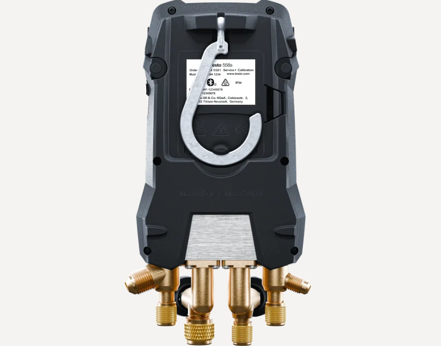 Testo 0564 5582 01 - 558s Smart Vacuum Kit - Smart digital manifold with wireless temperature and vacuum probes - Edmondson Supply