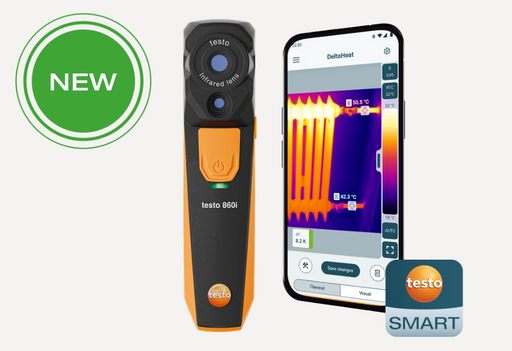 Testo 0560 0860 01 - 860i - Wireless Thermal Imager for Smartphones - Edmondson Supply