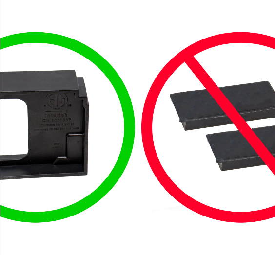 Rack-A-Tiers 79812 BusGuard - Electrical Panelboard Filler (Type QO) - 5 pack - Edmondson Supply