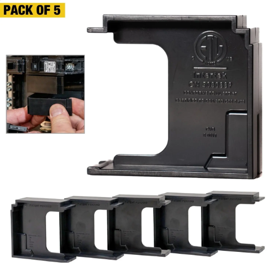 Rack-A-Tiers 79812 BusGuard - Electrical Panelboard Filler (Type QO) - 5 pack - Edmondson Supply