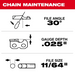 Milwaukee 49-16-2723 10" 3/8" LOW PROFILE™ Pitch, .043" Gauge Saw Chain - Edmondson Supply