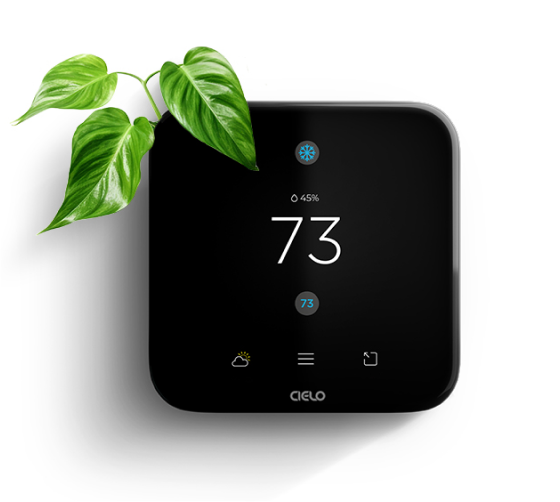 Cielo ED101WA Breez Edge Pro, Mini-Split Smart Thermostat, Black - Edmondson Supply
