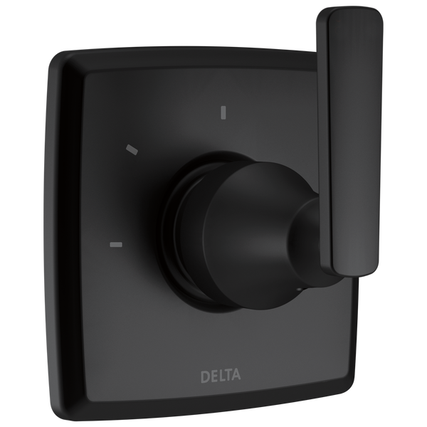 Delta Faucet T11864-BL ASHLYN™ 3-Setting 2-Port Diverter Trim In Matte Black