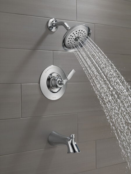 Delta T14432 WOODHURST® Tub/Shower Trim In Chrome