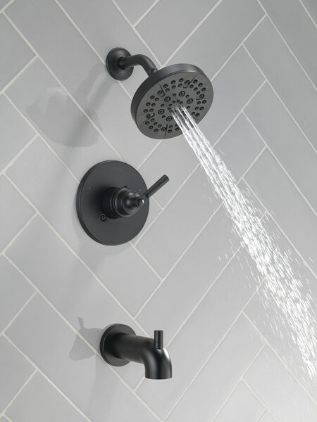 Delta T14435-BL SAYLOR™ Monitor® 14 Series Tub & Shower Trim In Matte Black