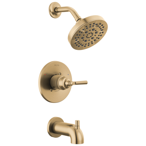 Delta Faucet T14435-CZ SAYLOR™ Monitor® 14 Series Tub & Shower Trim In Champagne Bronze - Edmondson Supply