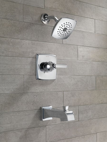 Delta Faucet T14464 ASHLYN™ Monitor® 14 Series Tub & Shower Trim In Chrome