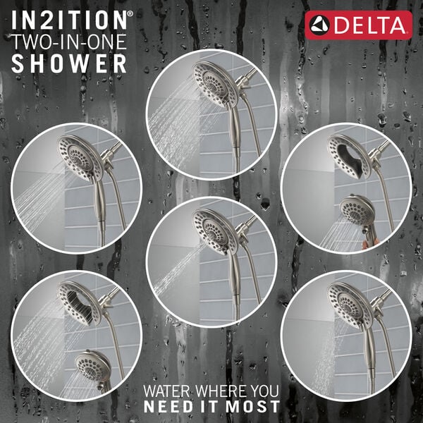 Delta T17235-SS-I SAYLOR™ Monitor® 17 Series Shower Trim With In2ition® In Stainless