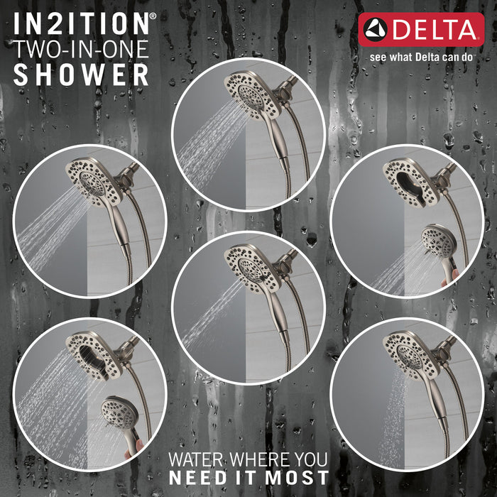 Delta Faucet T17264-SS-I ASHLYN™ Monitor® 17 Series Shower Trim With In2ition® In Stainless
