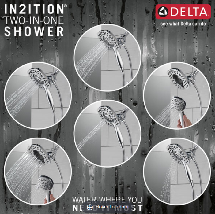 Delta Faucet T17264-I ASHLYN™ Monitor® 17 Series Shower Trim With In2ition® In Chrome