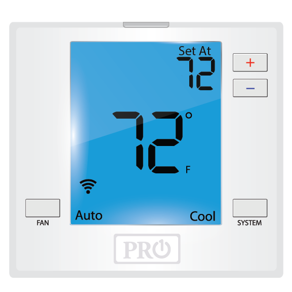 Edmondson Supply PRO1 IAQ T721i Digital WIFI Programmable Thermostat